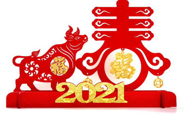 What is the Chinese New Year animal for 2021? It is the Year of the Ox